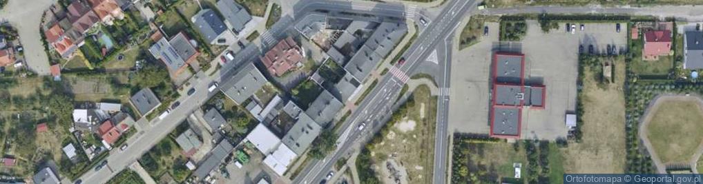 Zdjęcie satelitarne Toruńska ul.