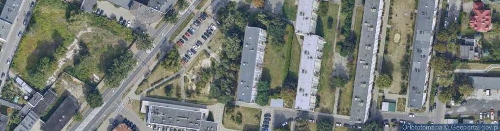 Zdjęcie satelitarne Toruńska ul.