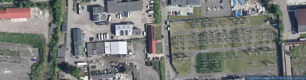 Zdjęcie satelitarne Towarowa ul.