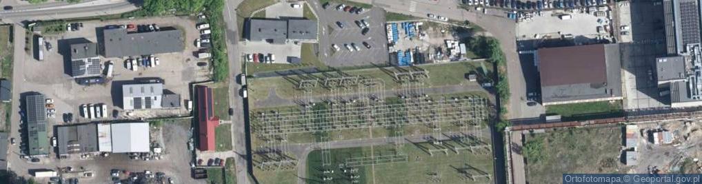 Zdjęcie satelitarne Towarowa ul.