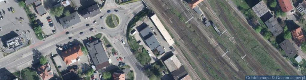 Zdjęcie satelitarne Towarowa ul.