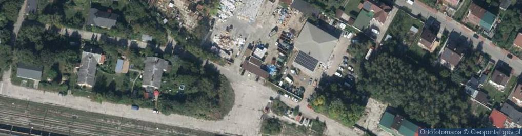 Zdjęcie satelitarne Towarowa ul.