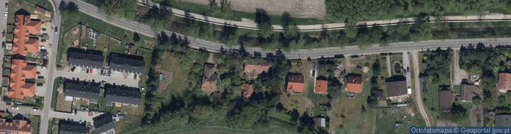 Zdjęcie satelitarne Topolowa ul.