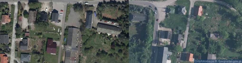 Zdjęcie satelitarne Topolowa ul.