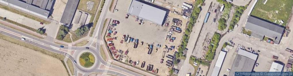 Zdjęcie satelitarne Towarowa ul.