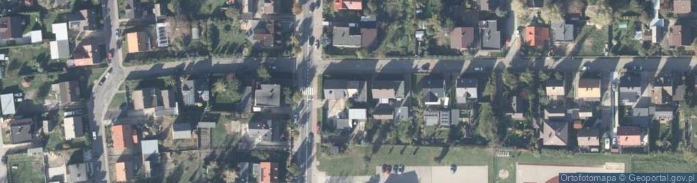 Zdjęcie satelitarne Topolowa ul.