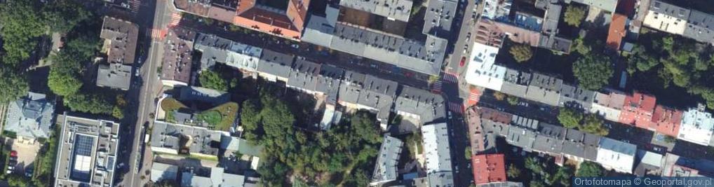 Zdjęcie satelitarne Topolowa ul.