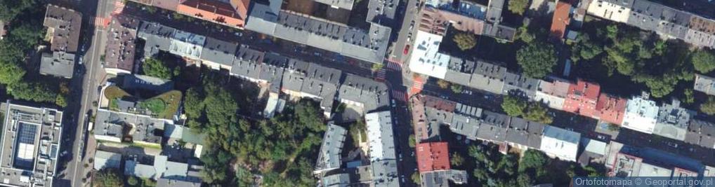 Zdjęcie satelitarne Topolowa ul.