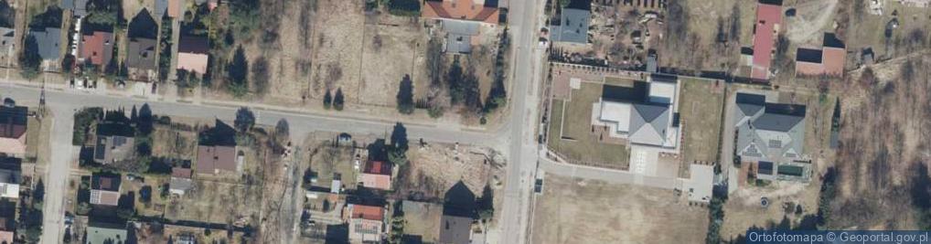 Zdjęcie satelitarne Topolowa ul.