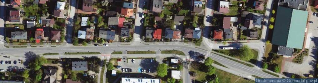 Zdjęcie satelitarne Topolowa ul.