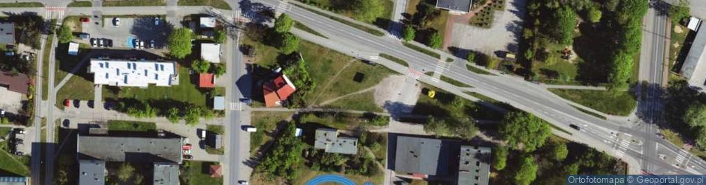 Zdjęcie satelitarne Topolowa ul.