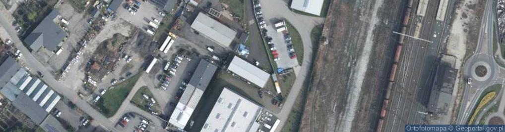 Zdjęcie satelitarne Towarowa ul.