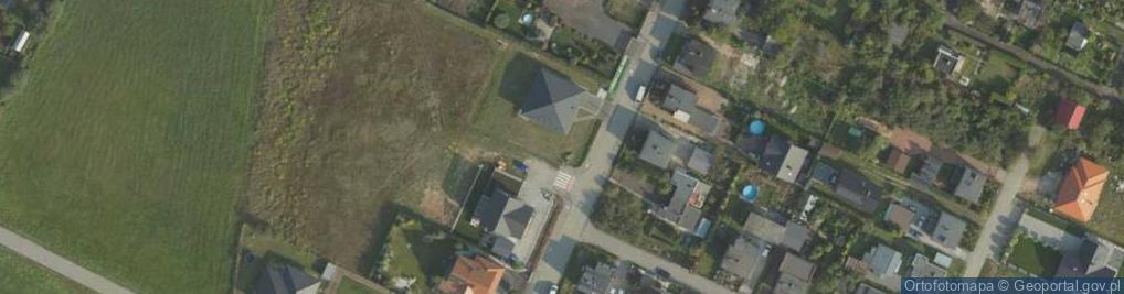 Zdjęcie satelitarne Topolowa ul.