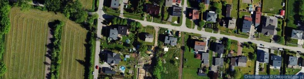 Zdjęcie satelitarne Topolowa ul.