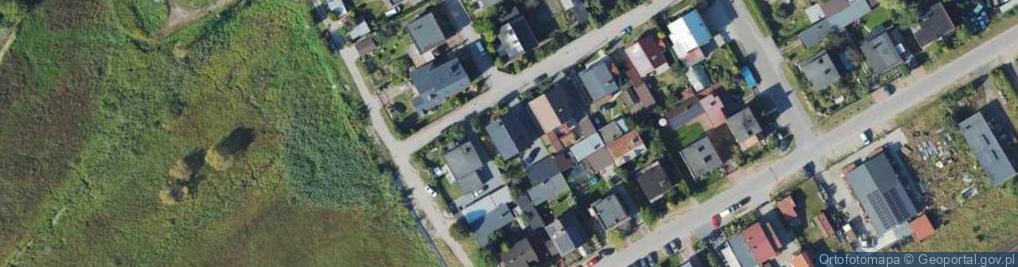 Zdjęcie satelitarne Topolowa ul.