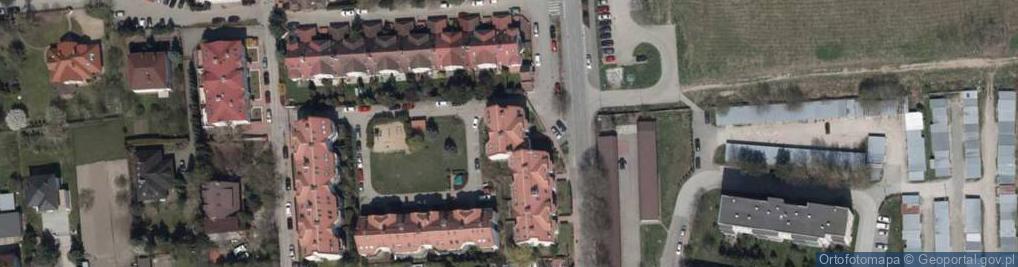 Zdjęcie satelitarne Topolowa ul.