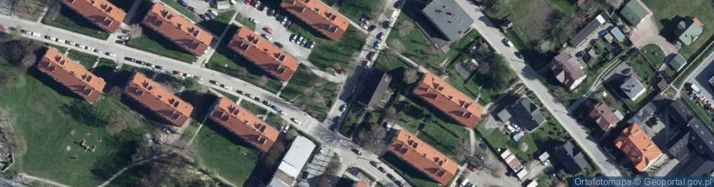 Zdjęcie satelitarne Topolowa ul.