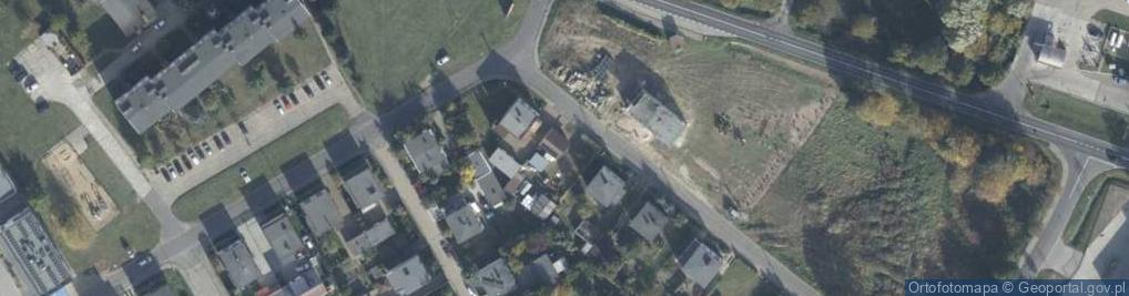Zdjęcie satelitarne Topolowa ul.