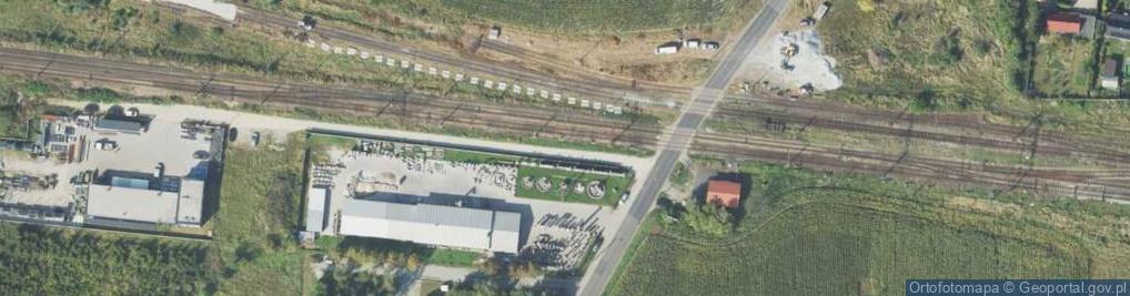 Zdjęcie satelitarne Topolowa ul.
