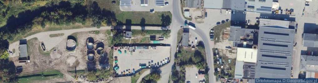 Zdjęcie satelitarne Topolowa ul.