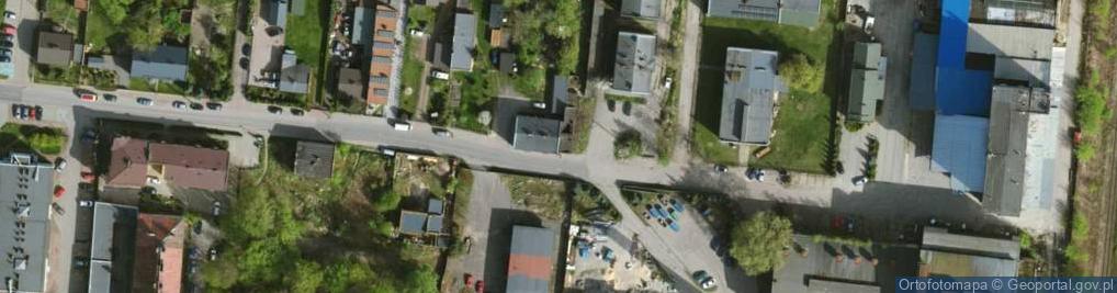 Zdjęcie satelitarne Topolowa ul.