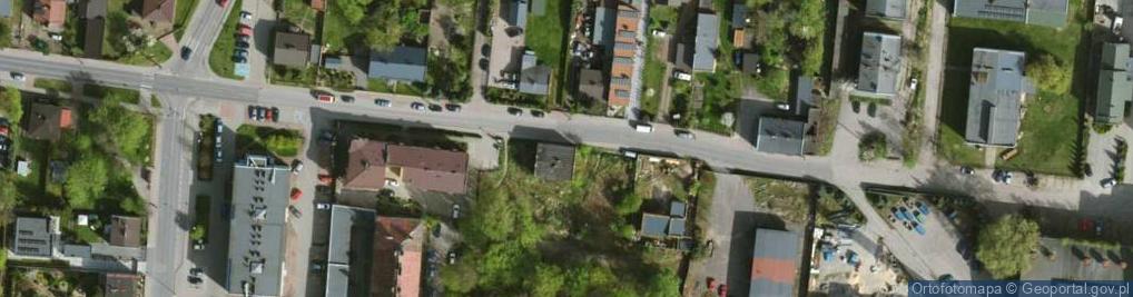 Zdjęcie satelitarne Topolowa ul.