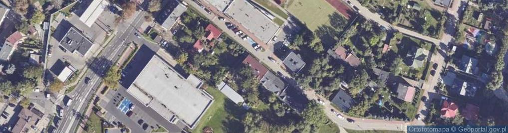 Zdjęcie satelitarne Topolowa ul.