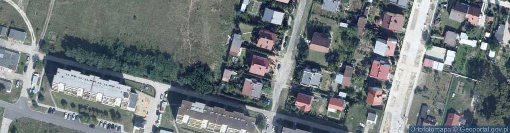 Zdjęcie satelitarne Topolowa ul.