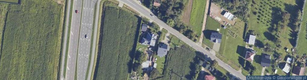 Zdjęcie satelitarne Topolowa ul.