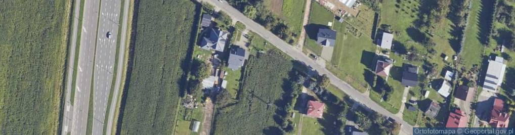 Zdjęcie satelitarne Topolowa ul.