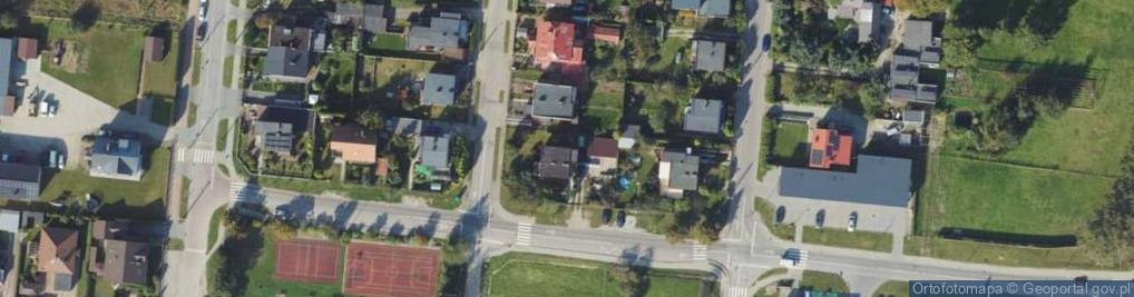 Zdjęcie satelitarne Topolowa ul.