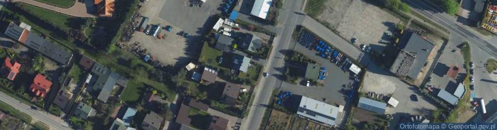 Zdjęcie satelitarne Tomaszowska ul.