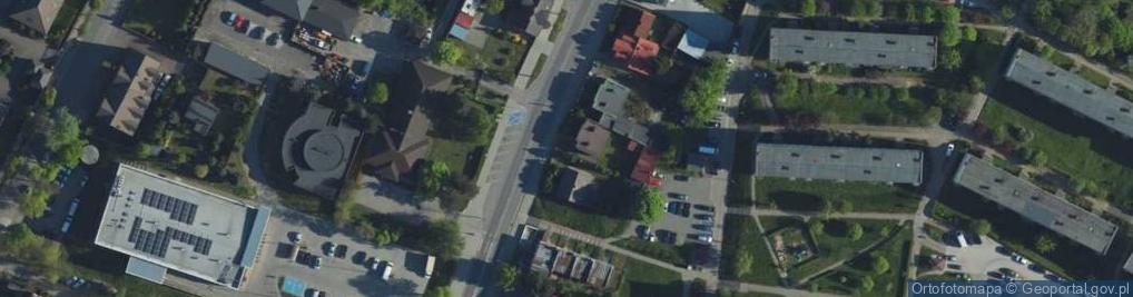 Zdjęcie satelitarne Tomaszowska ul.