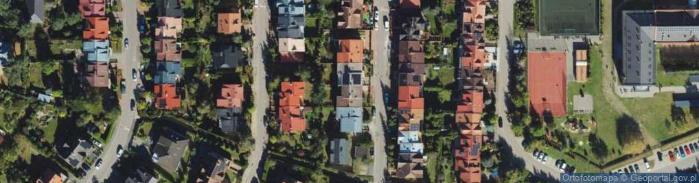 Zdjęcie satelitarne Topolowa ul.