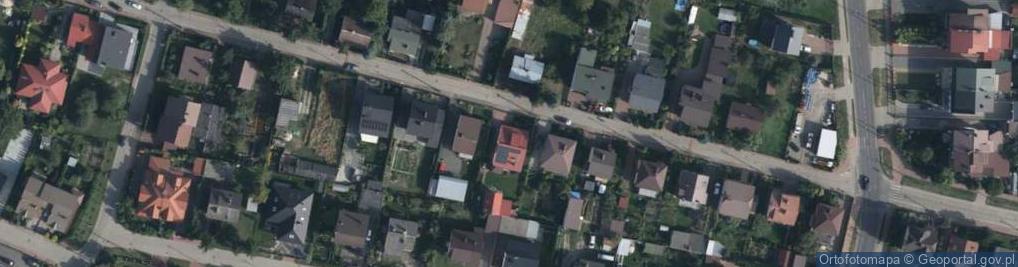 Zdjęcie satelitarne Topolowa ul.