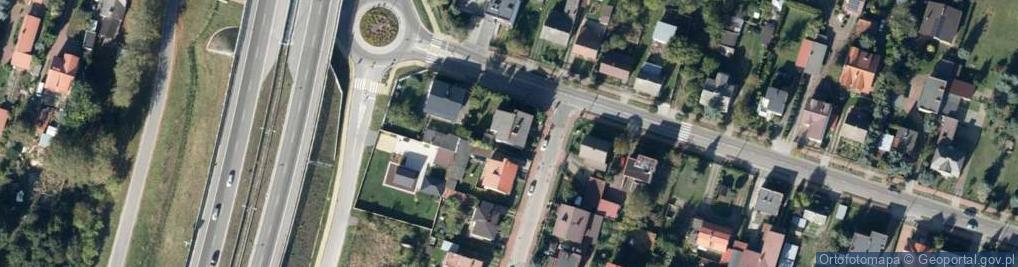 Zdjęcie satelitarne Topolowa ul.