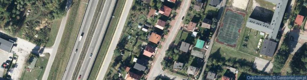 Zdjęcie satelitarne Topolowa ul.