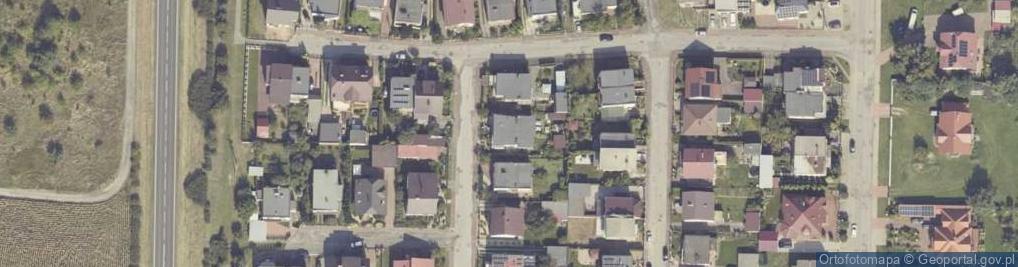 Zdjęcie satelitarne Topolowa ul.