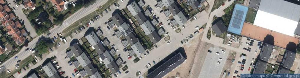 Zdjęcie satelitarne Topolowa ul.