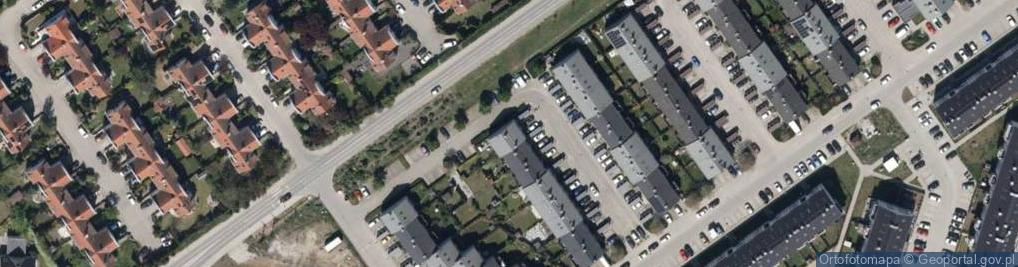 Zdjęcie satelitarne Topolowa ul.