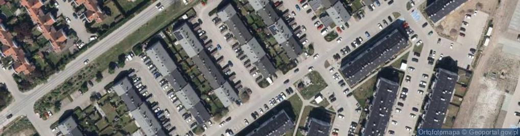 Zdjęcie satelitarne Topolowa ul.