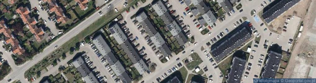 Zdjęcie satelitarne Topolowa ul.