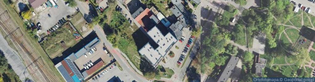 Zdjęcie satelitarne Towarowa ul.