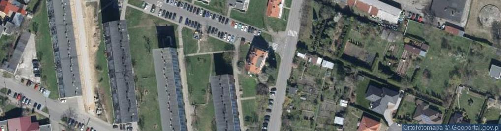 Zdjęcie satelitarne Topolowa ul.