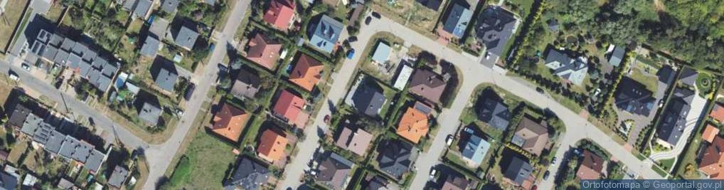 Zdjęcie satelitarne Topolowa ul.