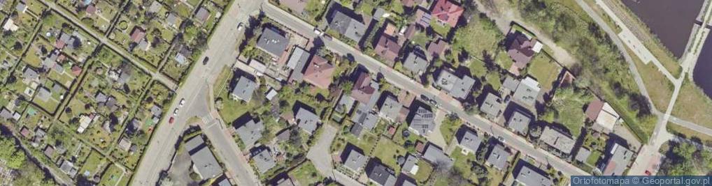 Zdjęcie satelitarne Topolowa ul.