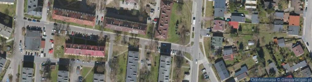 Zdjęcie satelitarne Topolowa ul.
