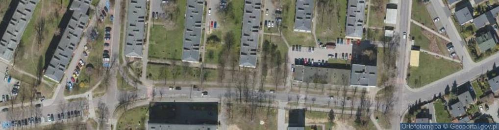 Zdjęcie satelitarne Topolowa ul.