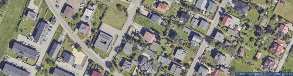 Zdjęcie satelitarne Topolowa ul.