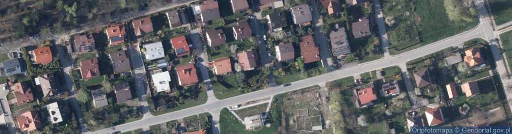 Zdjęcie satelitarne Topolowa ul.